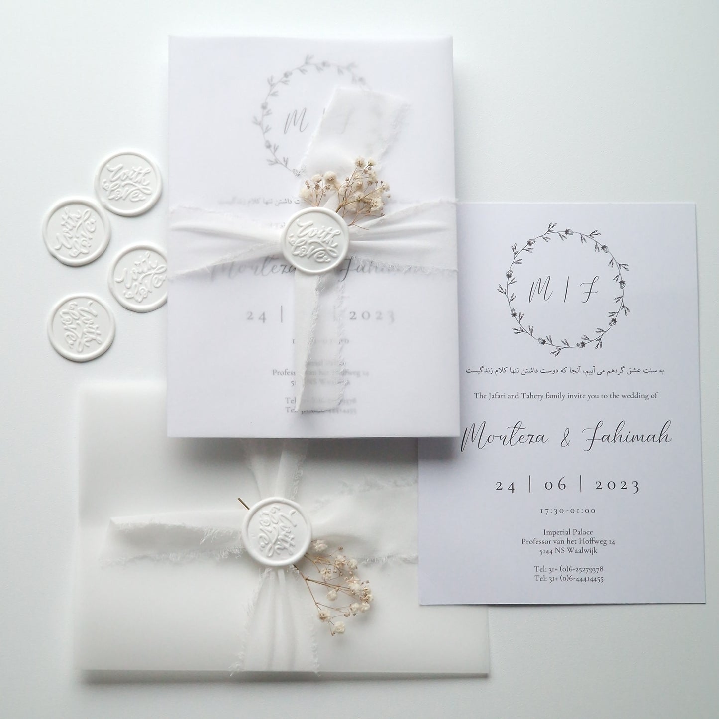 Uitnodiging wax seal