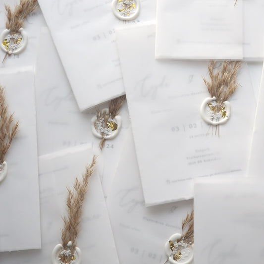 Pampas invitation