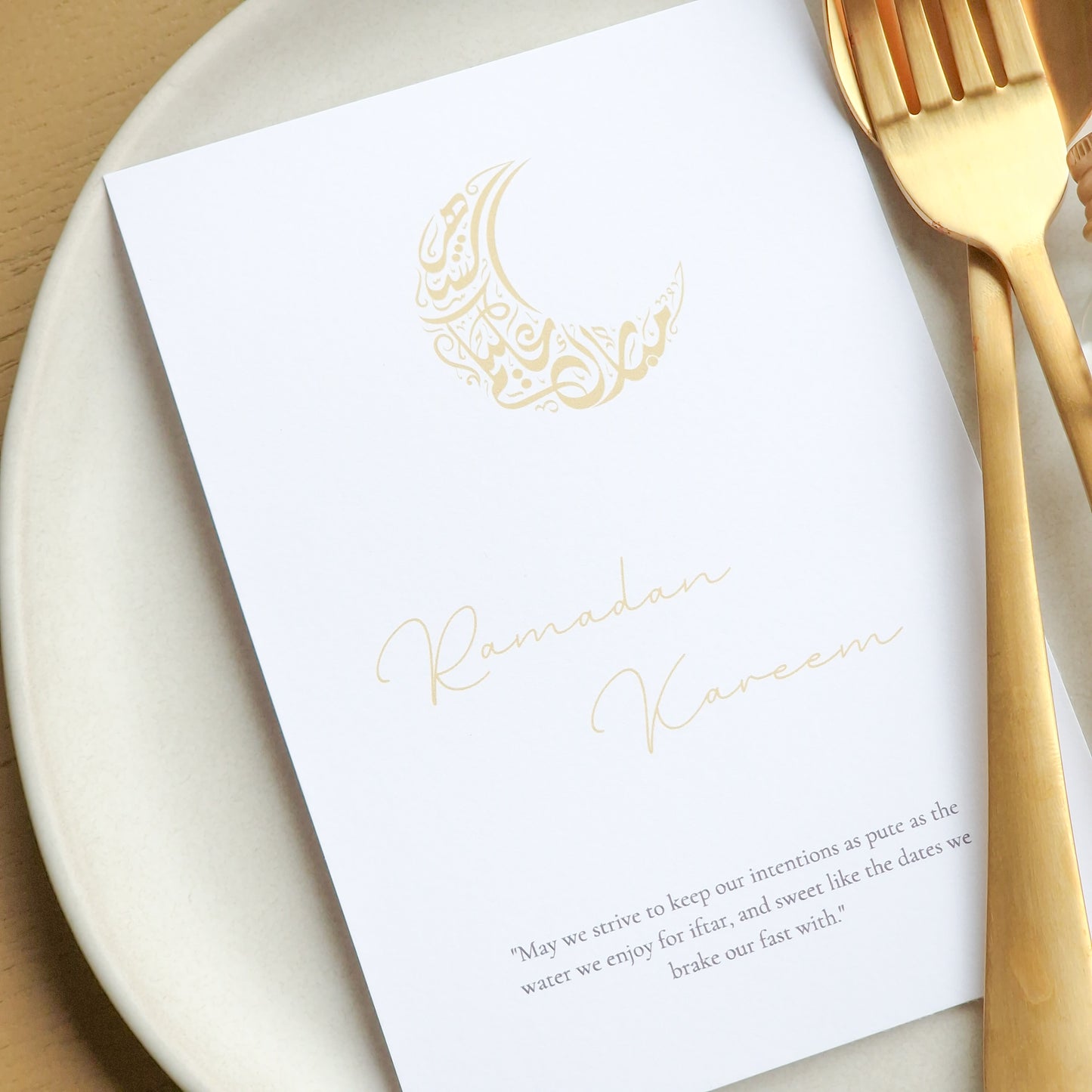 Ramadan tafelkaart
