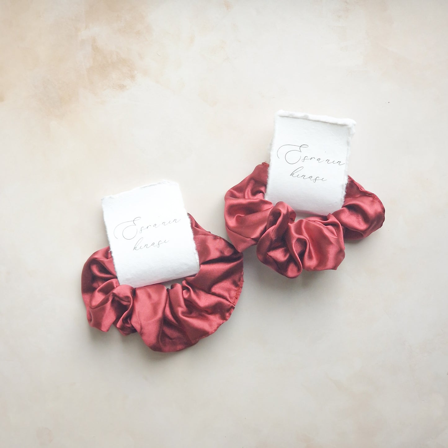 Scrunchie bedankje