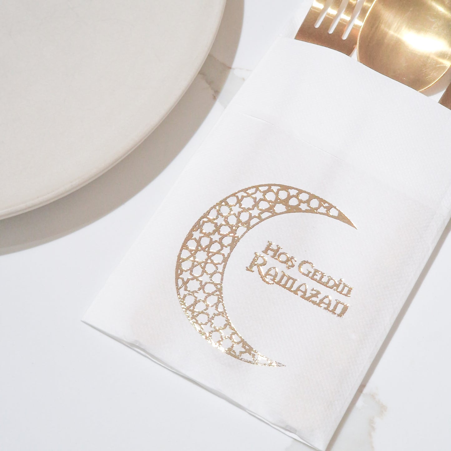 Ramadan bestek servetten